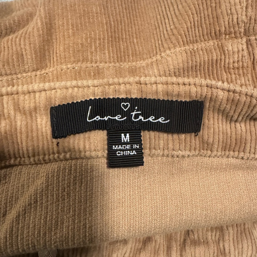 Love Tree Camel Corduroy Jacket
